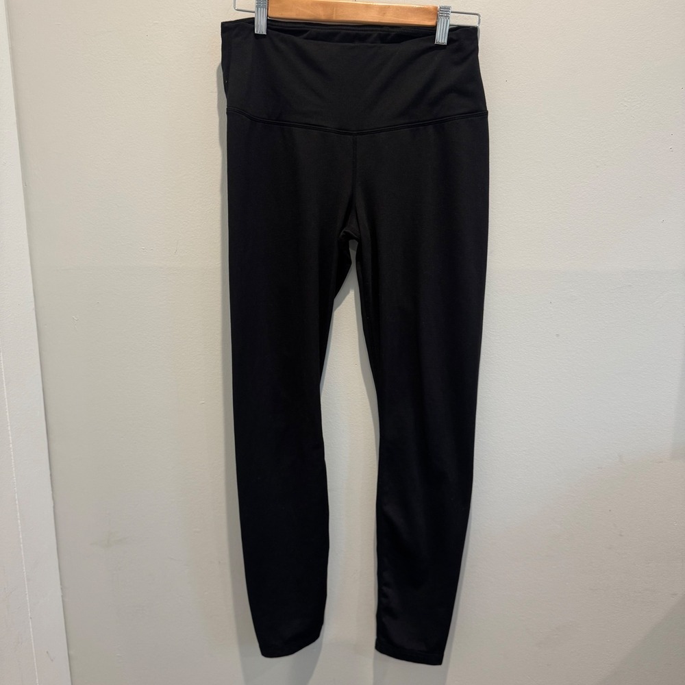 Velocity Black High Waisted Active Leggings Supportive Workout Pants | Size M